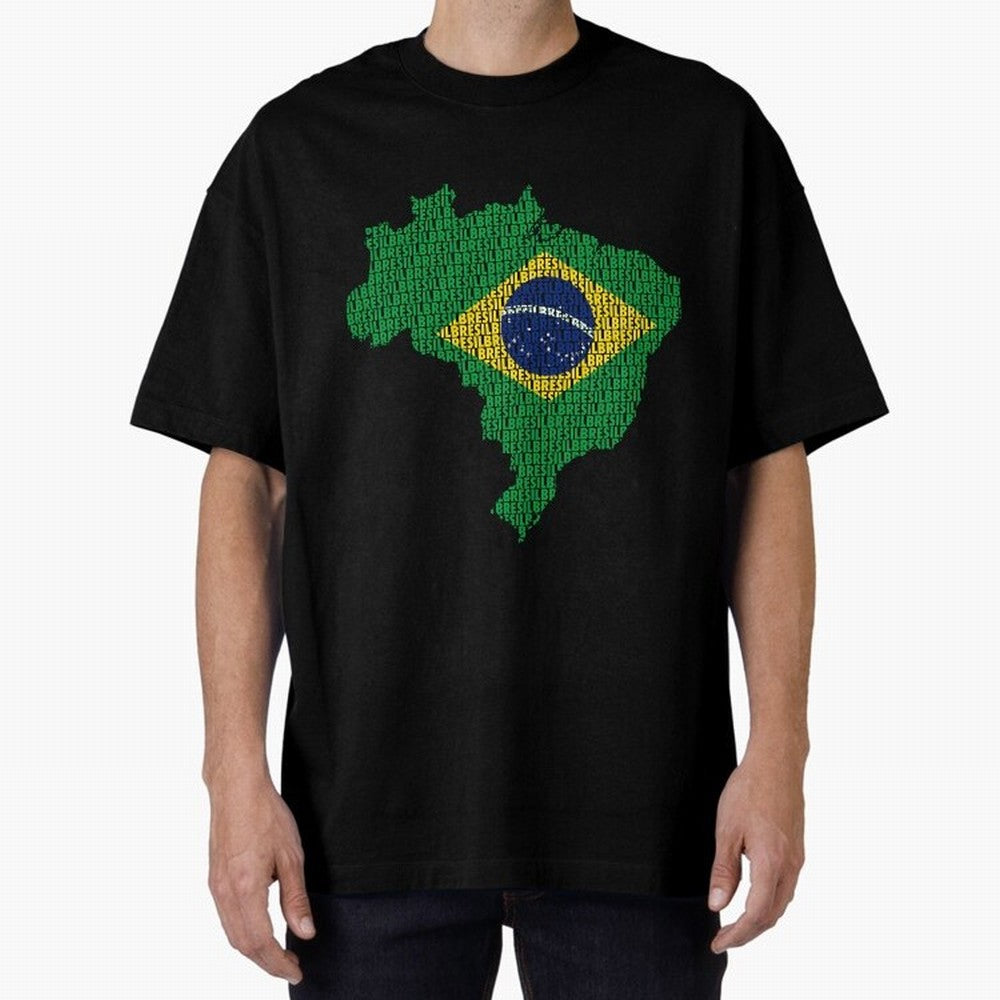 Map of Brazil (Brazil) Classic T-Shirt Celebrate Classic Football Spirit in FIFA World Cup 2026 USA Canada Mexico Spirit, Made for Brazil, Portugal and Argentina, Cristiano Ronaldo, Haaland and CR7, Worldwide Fan Energy, Dramatic Goals, Stadium
