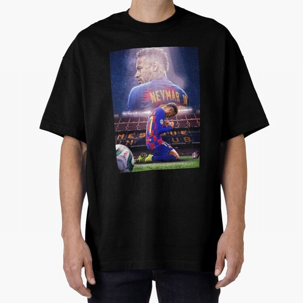 Art Wallpaper Neymar Classic T-Shirt Feel the Trophy Chase of Match Day Hype around FIFA World Cup 2026 Group Stage, Haaland, France, Football History, Final Match Energy, Crowd Noise and Once in a Lifetime Moments; Great for Watch Parties, Sports