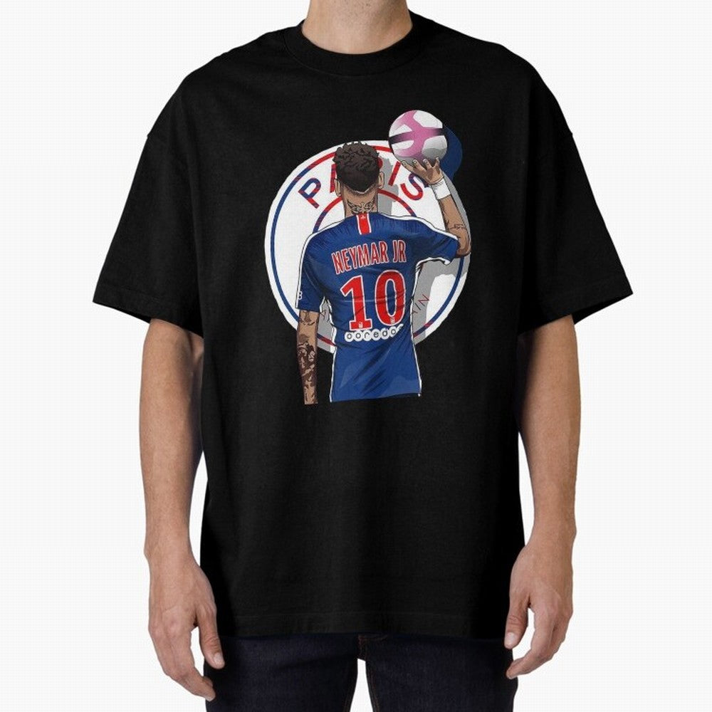 Art Neymar Illustration Classic T-Shirt Remember Iconic Moments from Match Day Hype around FIFA World Cup 2026 Group Stage, CR7, France and Portugal, Global Supporter Spirit, Legendary Goals, National Colors and Tournament Celebration; Made for Die