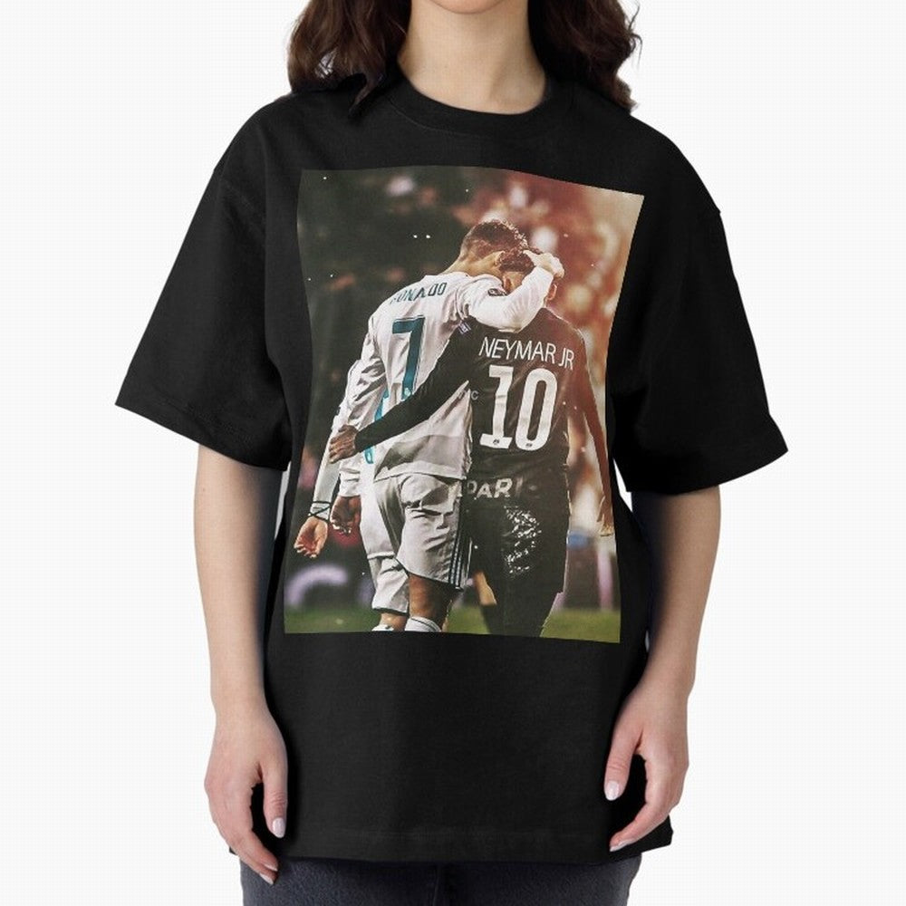 CR7 N Neymar Essential T-Shirt Bring Home the FIFA World Cup 2026 Group Stage Journey through Haaland Highlights, England Pride, Retro Football Energy, Iconic Rivalries, Trophy Chase Drama and Stadium Atmosphere; Built for Supporters Chasing Trophy