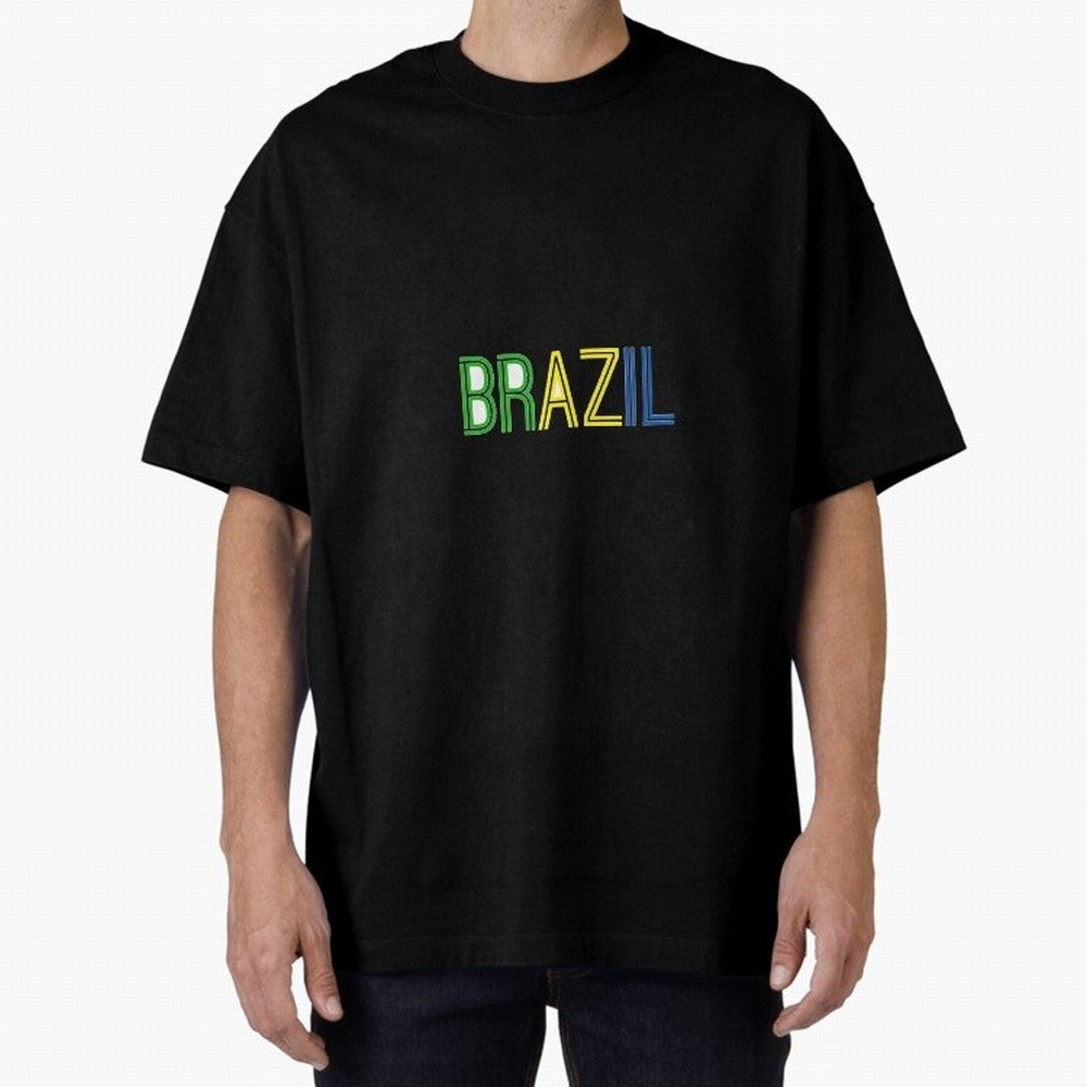 Simple Brazil Sticker Classic T-Shirt Show Fan Pride Across Global Football Passion for FIFA World Cup 2026 Group Stage, Connected to Messi, CR7 and Mbappe, France and Portugal, Soccer Culture, Superstar Moments, National Team Dreams and