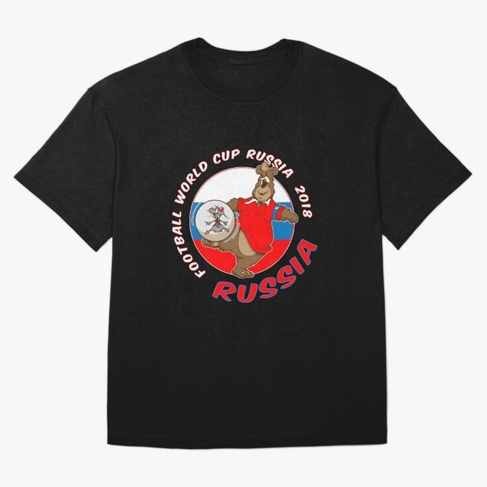 Russia football World Cup Russia 2018 T shirt and merchandise Oversized T-Shirt Wear the Spirit of Match Day Hype around FIFA World Cup 2026 USA Canada Mexico, Haaland, Argentina and Brazil, Sports Nostalgia, International Competition, Famous