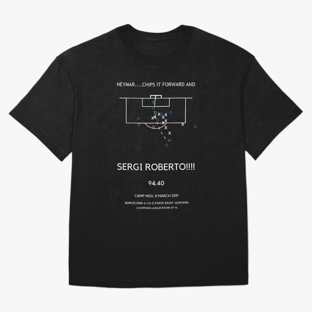 Sergi Roberto Winning Goal vs PSG (La Remontada) Classic T-Shirt Bring a Champion Mindset to FIFA World Cup 2026 for Fans of Messi, CR7 and Mbappe and Netherlands, Bringing Stadium Chants, National Pride, Trophy Dreams and Unforgettable Football