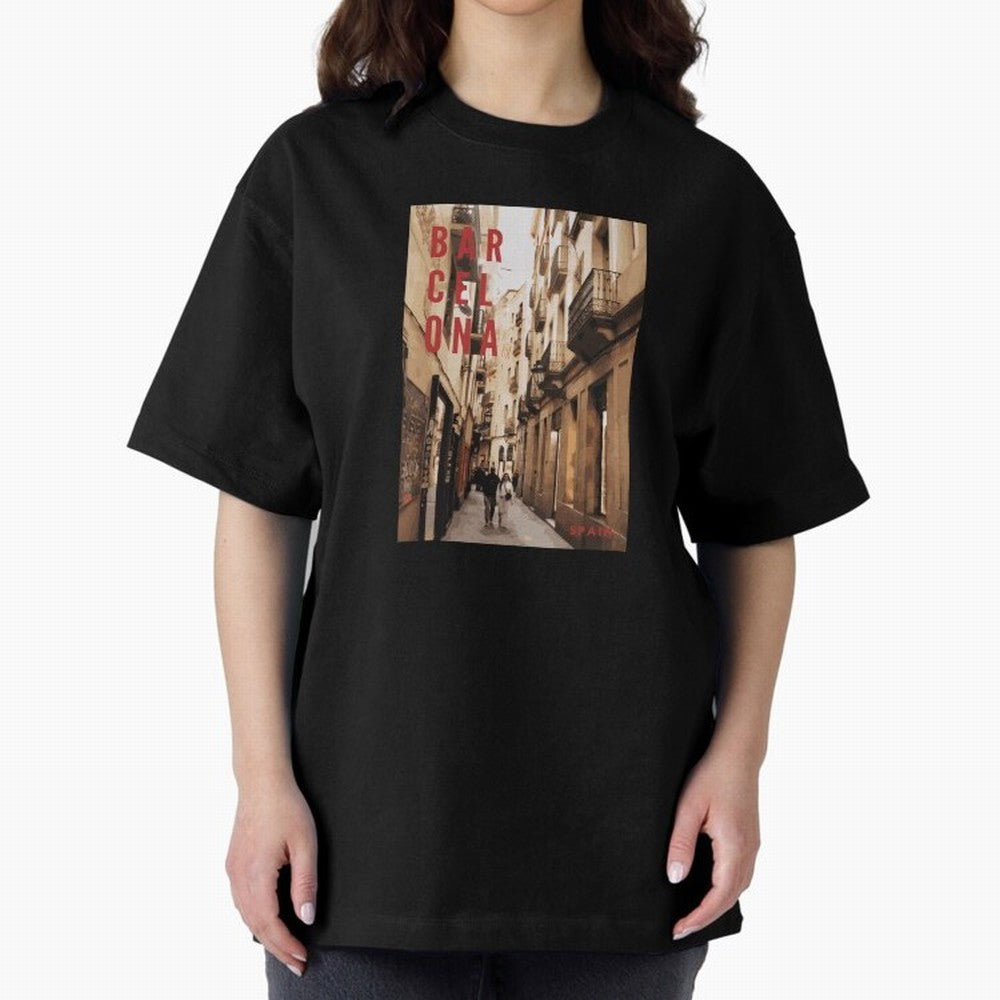 Barcelona Print Classic T-Shirt Enjoy the Biggest Football Party of the FIFA World Cup 2026 Journey through CR7 Highlights, England Pride, Stadium Chants, National Pride, Trophy Dreams and Unforgettable Football Memories; Ideal for Passionate Fans
