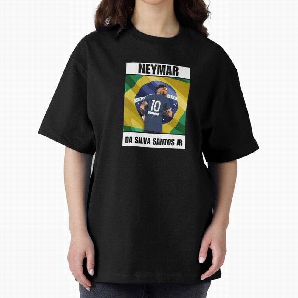 El Ney Oversized T-Shirt Represent the Passion of Match Day Hype around FIFA World Cup 2026 USA Canada Mexico, Messi, Spain, Football Passion, Legendary Performances, Festival Vibes and Supporter Community; Ideal for Passionate Fans Who Love