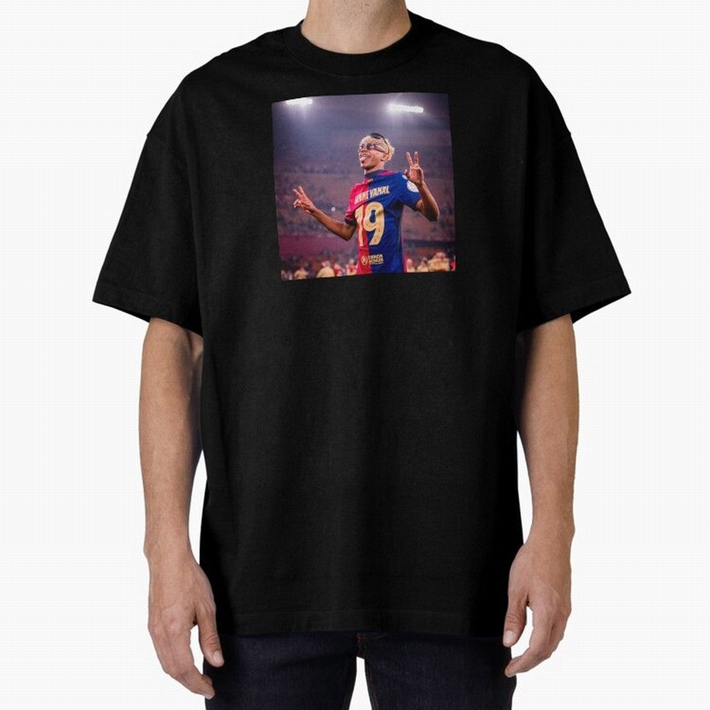 Lamine Yamal Oversized T-Shirt Stand with FIFA World Cup 2026 Group Stage Spirit, Centered on Brazil, Haaland and Mbappe, Classic Soccer Heritage, Championship Pressure, Fan Loyalty and International Pride; Ideal for Football Dads, Football Moms,