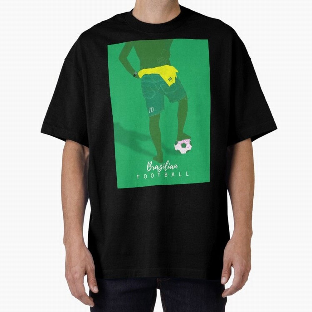 Brazilian Football Tribute Classic T-Shirt Bring Supporter Culture to Match Day Hype around FIFA World Cup 2026, CR7 and Messi, Germany, Worldwide Fan Energy, Dramatic Goals, Stadium Lights and Championship Celebrations; Ideal for Passionate Fans