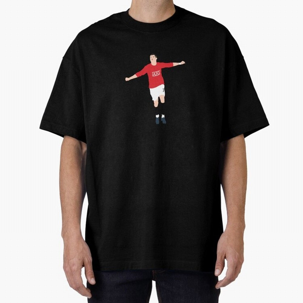 Vintage Cristiano Ronaldo Oversized T-Shirt Bring Home FIFA World Cup 2026 Group Stage for Fans of Haaland and Argentina and Brazil, Bringing Sports Nostalgia, International Competition, Famous Players and Unforgettable Victories; Created for Match