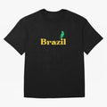 Brazil yellow sign Classic T-Shirt Honor the Football Icons of FIFA World Cup 2026 for Fans of Cristiano Ronaldo and Germany, Bringing Football Festival Excitement, Trophy Ambitions, Country Rivalries and Star Player Buzz; Ideal for Football Dads,