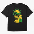Design Brazil 10 Classic T-Shirt Turn Up for the FIFA World Cup 2026 Group Stage Journey through Messi and Cristiano Ronaldo Highlights, Spain Pride, Champion Mindset, Group Stage Buzz, Knockout Tension and Passionate Fan Culture; Perfect for