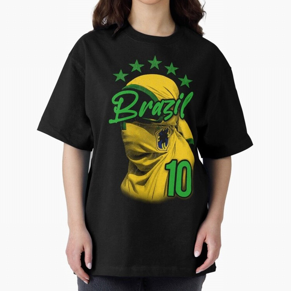 Design Brazil 10 Classic T-Shirt Turn Up for the FIFA World Cup 2026 Group Stage Journey through Messi and Cristiano Ronaldo Highlights, Spain Pride, Champion Mindset, Group Stage Buzz, Knockout Tension and Passionate Fan Culture; Perfect for