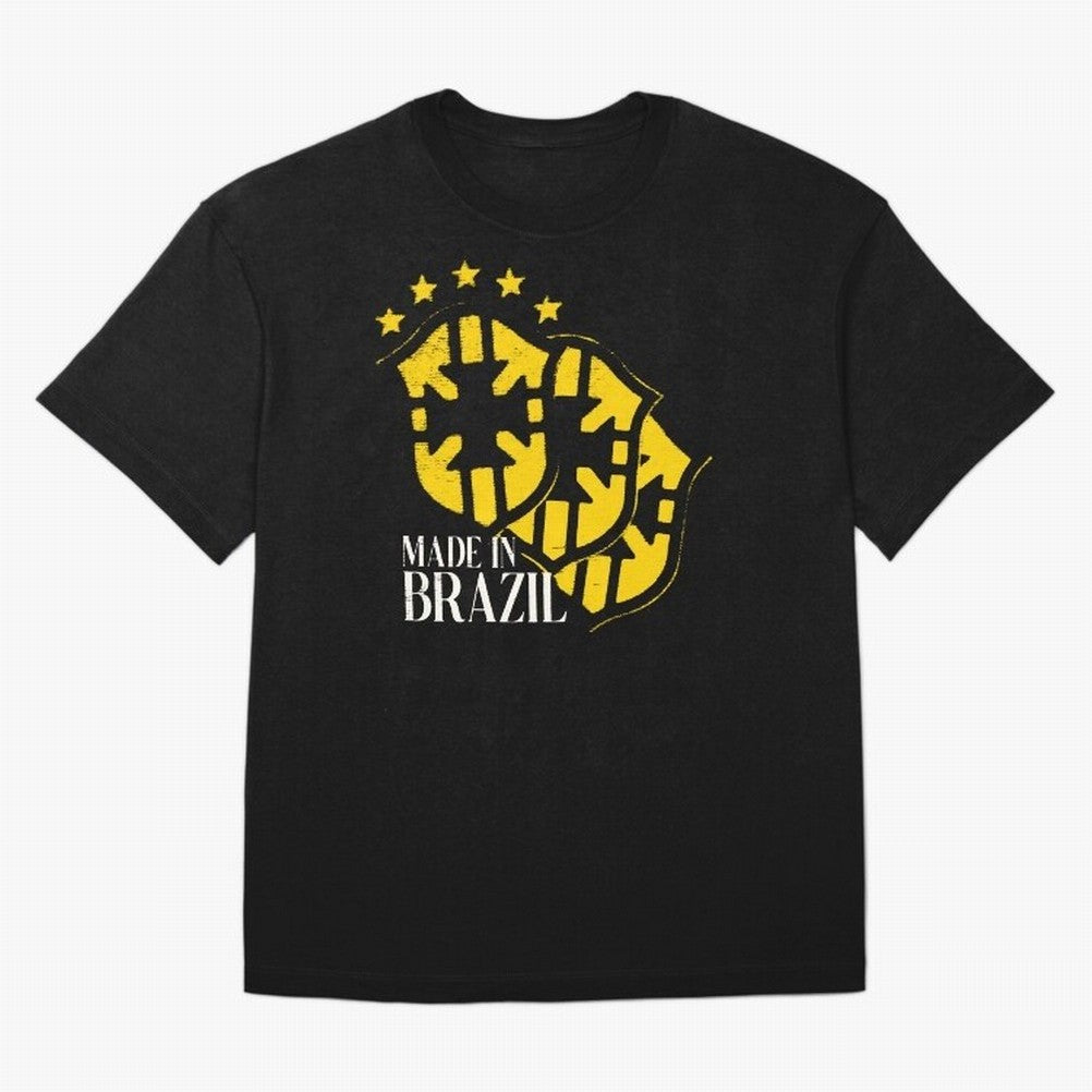 Design Made in Brazil Classic T-Shirt Back Your Heroes with FIFA World Cup 2026 Group Stage for Fans of Neymar and England and Germany, Bringing Stadium Memories, Football Loyalty, International Chants and Championship Tradition; Perfect for