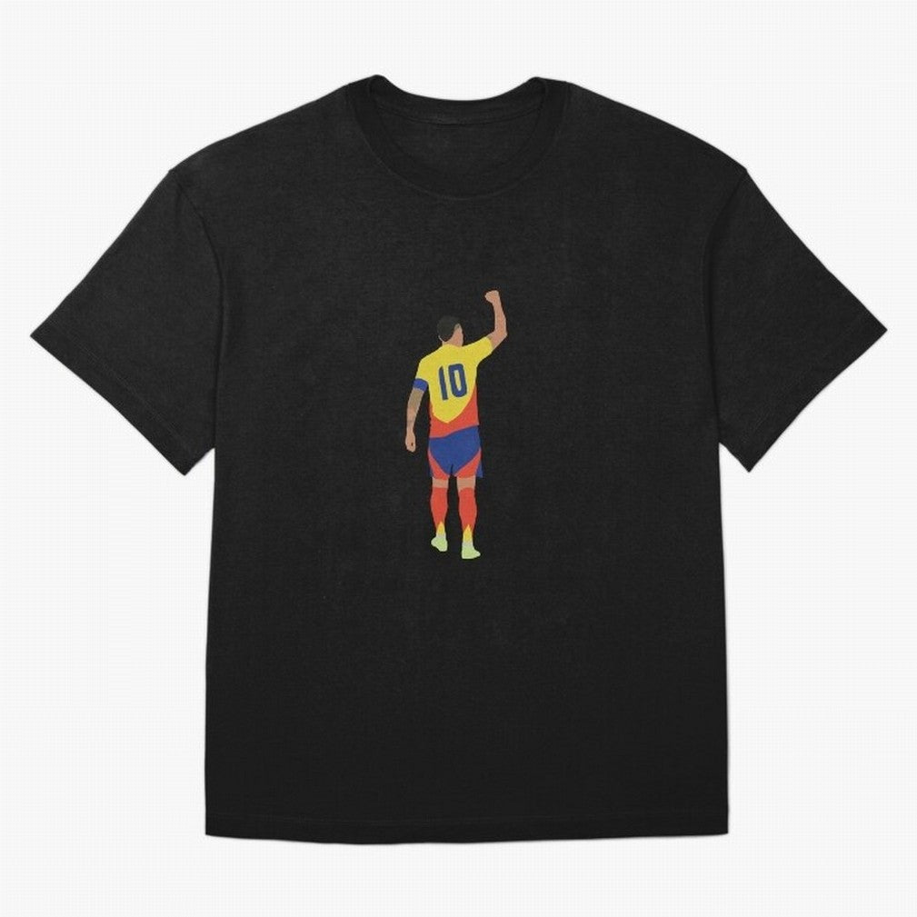 James Rodr¨ªguez Colombia Captain Classic T-Shirt Join the Global Buzz around the FIFA World Cup 2026 Journey through Cristiano Ronaldo Highlights, Portugal Pride, Retro Football Energy, Iconic Rivalries, Trophy Chase Drama and Stadium Atmosphere;