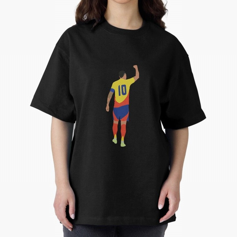 James Rodr¨ªguez Colombia Captain Classic T-Shirt Join the Global Buzz around the FIFA World Cup 2026 Journey through Cristiano Ronaldo Highlights, Portugal Pride, Retro Football Energy, Iconic Rivalries, Trophy Chase Drama and Stadium Atmosphere;