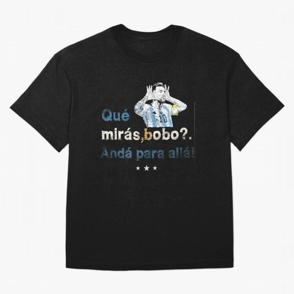 Que Miras Bobo? Classic T-Shirt Honor Champions and Dreams in FIFA World Cup 2026 USA Canada Mexico for Fans of Neymar, Haaland and Cristiano Ronaldo and Portugal, Spain and Germany, Bringing Champion Mindset, Group Stage Buzz, Knockout Tension and