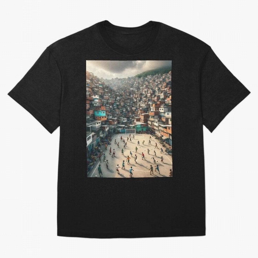Favela Happiness Classic T-Shirt Make Your Look Match Global Football Passion for FIFA World Cup 2026 USA Canada Mexico, Centered on Haaland and Mbappe, Netherlands, Fan Favorite Moments, National Team Passion, Big Match Drama and Soccer History;