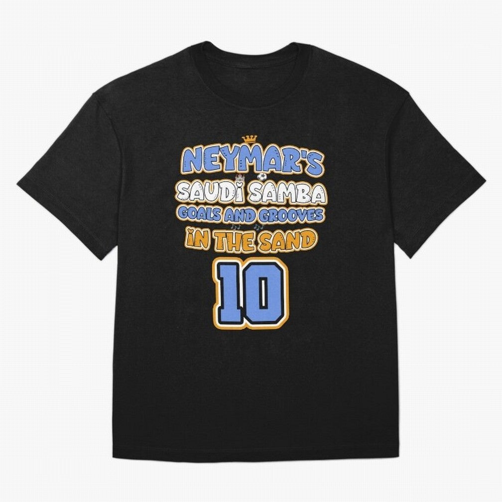SAUDI SAMBA GOALS & GROOVES Oversized T-Shirt Show Your Stadium Side during FIFA World Cup 2026 USA Canada Mexico Spirit, Filled with France and Portugal, Neymar, Haaland and Cristiano Ronaldo, Classic Soccer Heritage, Championship Pressure, Fan