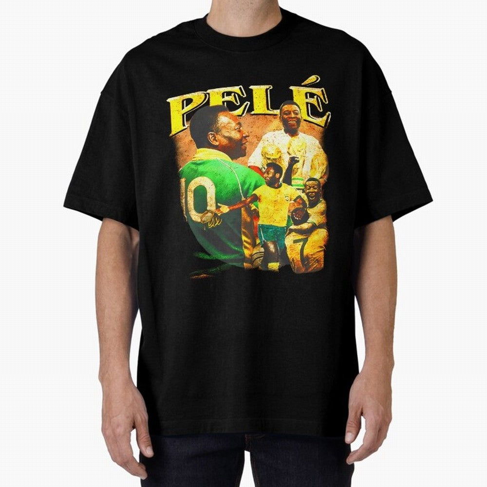 Pele The King Essential T-Shirt Represent Football Lovers during Global Football Passion for FIFA World Cup 2026, Highlighting Neymar, Haaland and Cristiano Ronaldo, Spain and Netherlands, Vintage Soccer Flavor, Modern Football Stars, National