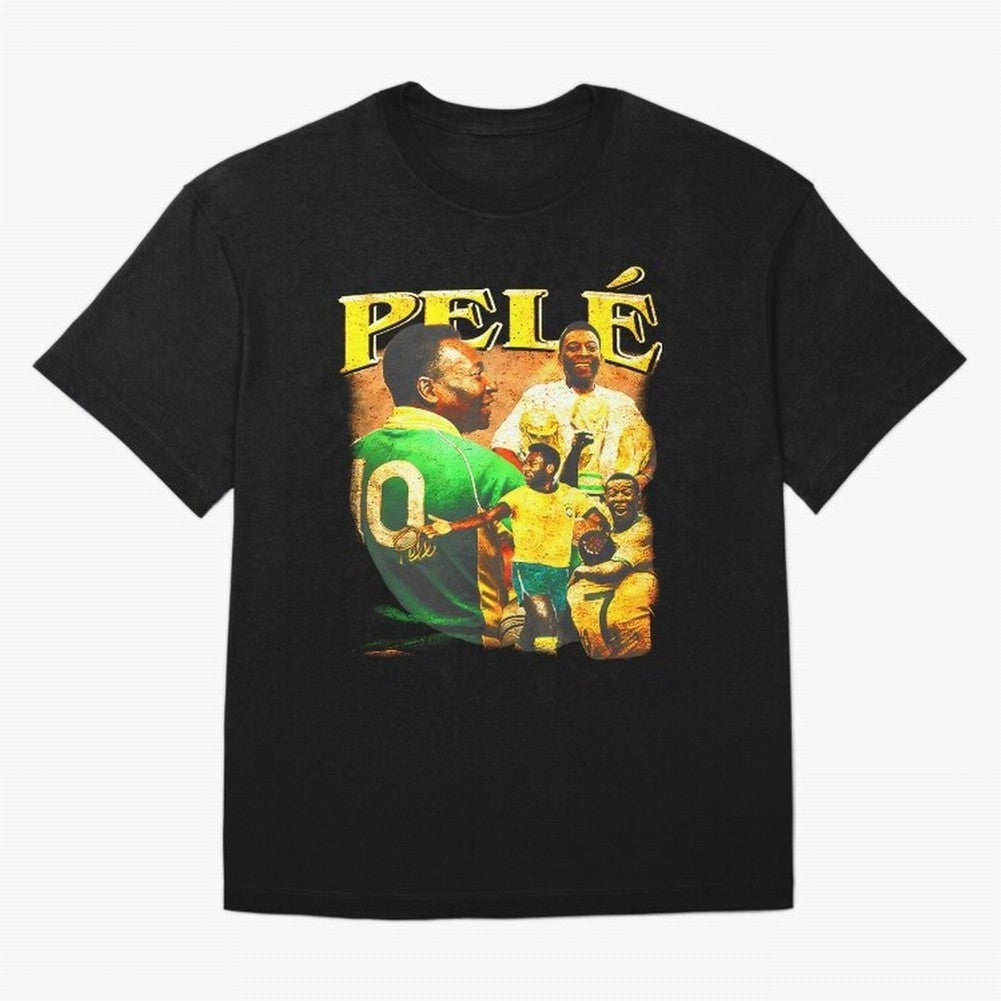 Pele The King Essential T-Shirt Represent Football Lovers during Global Football Passion for FIFA World Cup 2026, Highlighting Neymar, Haaland and Cristiano Ronaldo, Spain and Netherlands, Vintage Soccer Flavor, Modern Football Stars, National