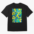 Geometric Brazil colors Classic T-Shirt Show Match Day Excitement for FIFA World Cup 2026 USA Canada Mexico Spirit, Celebrating Netherlands, Messi, CR7 and Mbappe, Football History, Final Match Energy, Crowd Noise and Once in a Lifetime Moments;