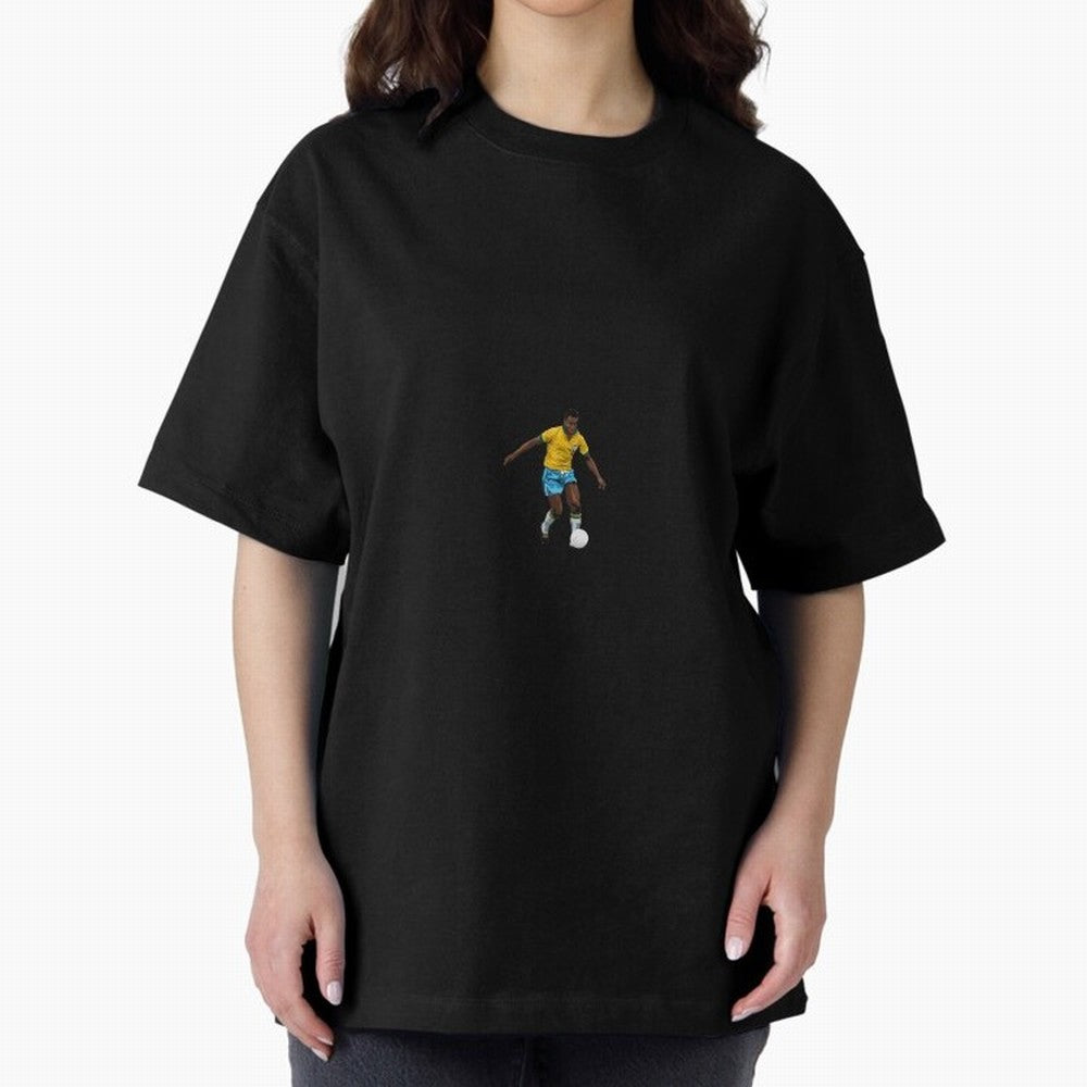 Pele Minimalist Oversized T-Shirt Join FIFA World Cup 2026 USA Canada Mexico for Fans of Neymar and France and Portugal, Bringing Stadium Chants, National Pride, Trophy Dreams and Unforgettable Football Memories; Perfect for Supporters Who Want