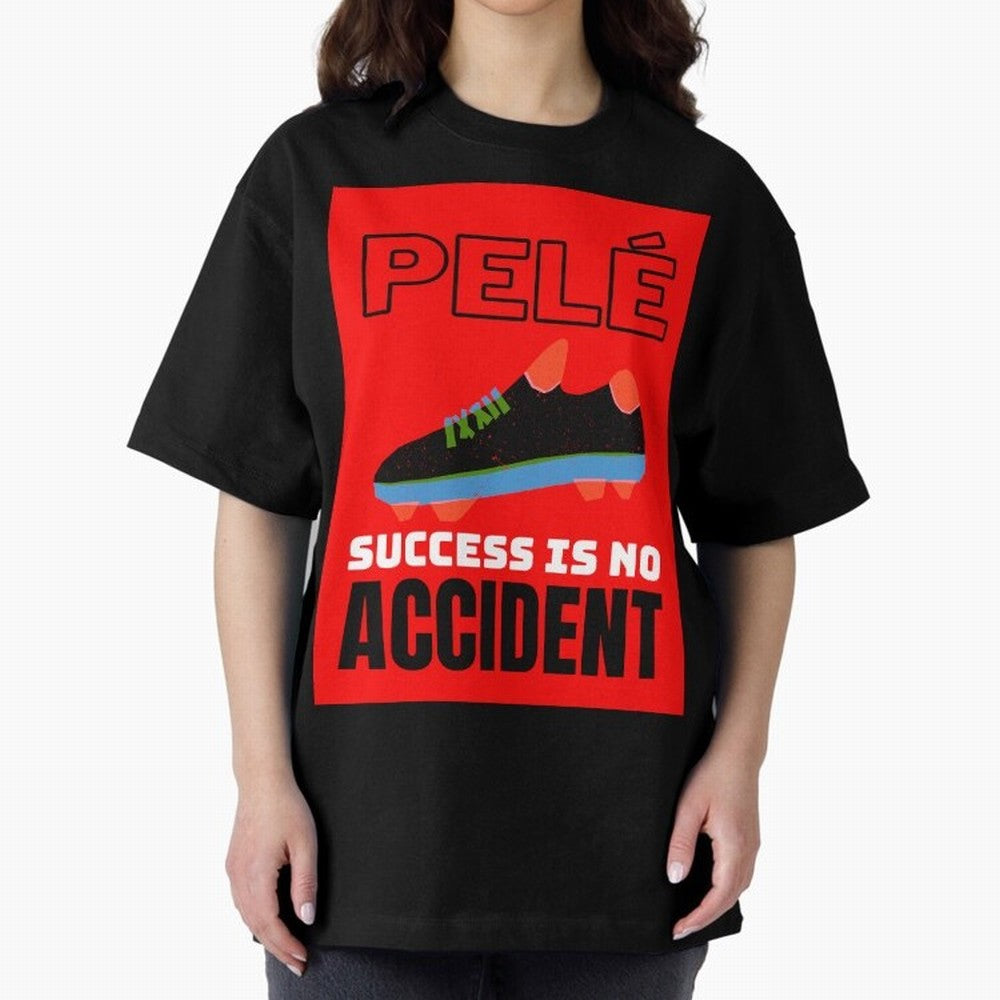Pele Quote Success Is No Accident Graphic Classic T-Shirt Bring World Football Passion into FIFA World Cup 2026 Group Stage Connected to Messi, CR7 and Mbappe, England Energy, Football Festival Excitement, Trophy Ambitions, Country Rivalries and