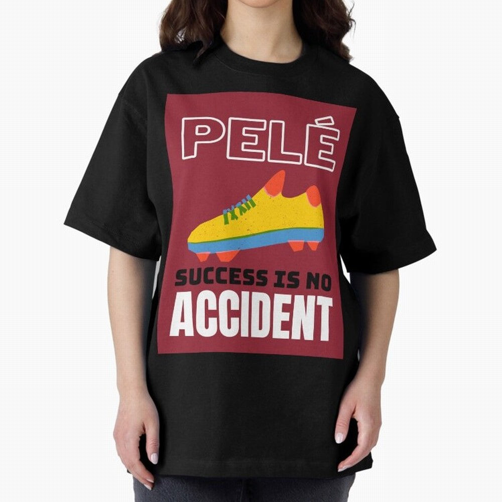 Pele Quote Success Is No Accident Graphic Classic T-Shirt Carry the Colors and Pride of FIFA World Cup 2026 Group Stage Spirit, Driven by Portugal, Spain and Germany, Mbappe, Football Festival Excitement, Trophy Ambitions, Country Rivalries and
