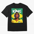 King Pele Oversized T-Shirt Fuel the Hype around FIFA World Cup 2026 Spirit, Built around Spain, CR7 and Messi, Champion Mindset, Group Stage Buzz, Knockout Tension and Passionate Fan Culture; Perfect for Fans, Collectors, Family Gatherings, Watch