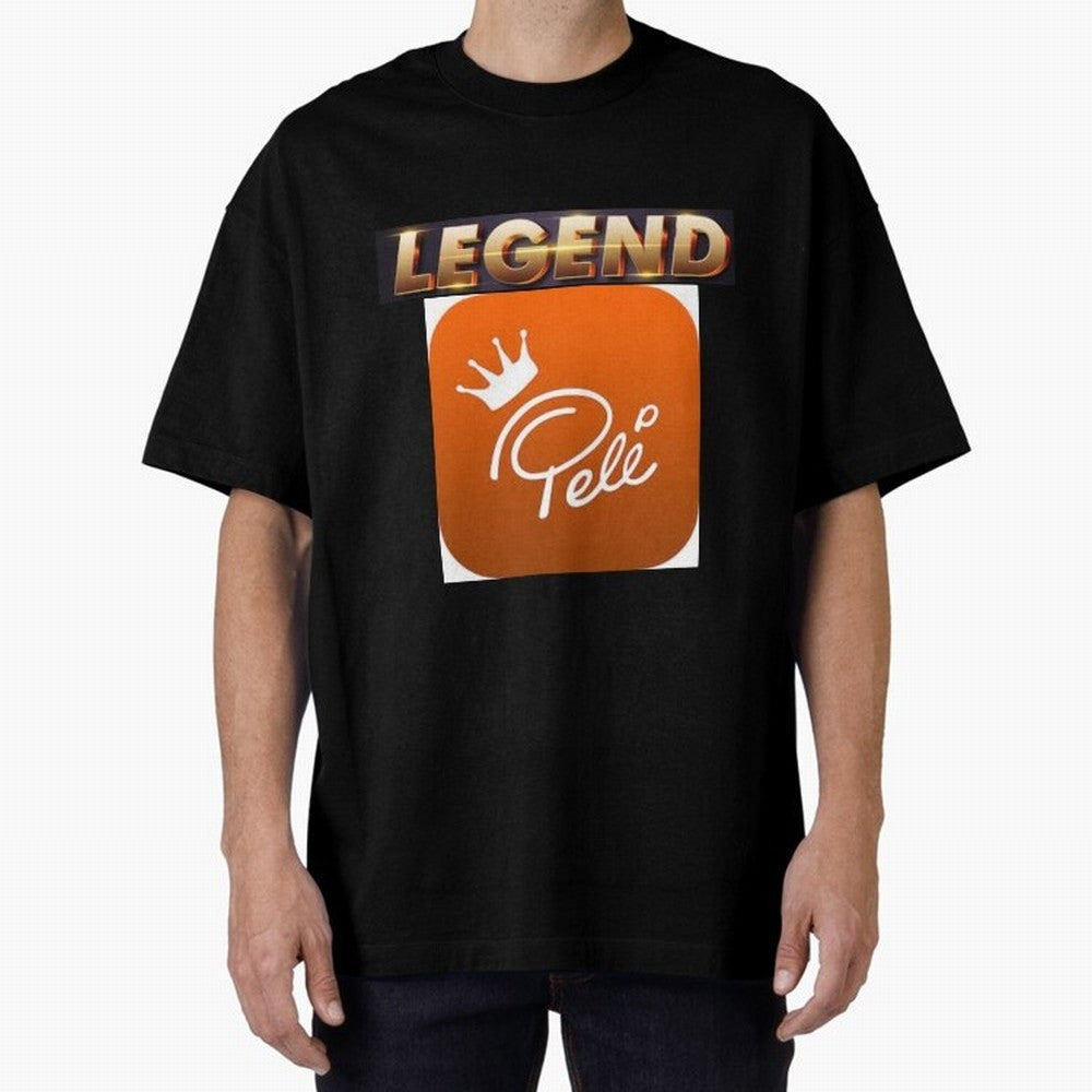 Signed Pele Shirt Oversized T-Shirt Celebrate the Next Chapter of Global Football Passion for FIFA World Cup 2026 USA Canada Mexico, Inspired by Haaland, Spain, Match Day Excitement, Supporter Culture, Golden Goals and Global Football Passion;