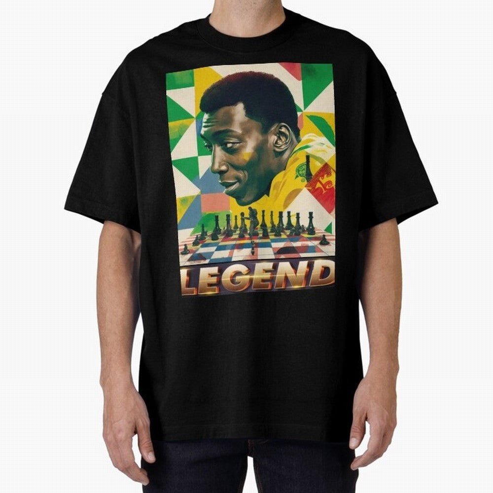 Signed Pele Shirt Oversized T-Shirt Back the Journey through Match Day Hype around FIFA World Cup 2026 Group Stage, Neymar, Haaland and Cristiano Ronaldo, Argentina, Retro Football Energy, Iconic Rivalries, Trophy Chase Drama and Stadium