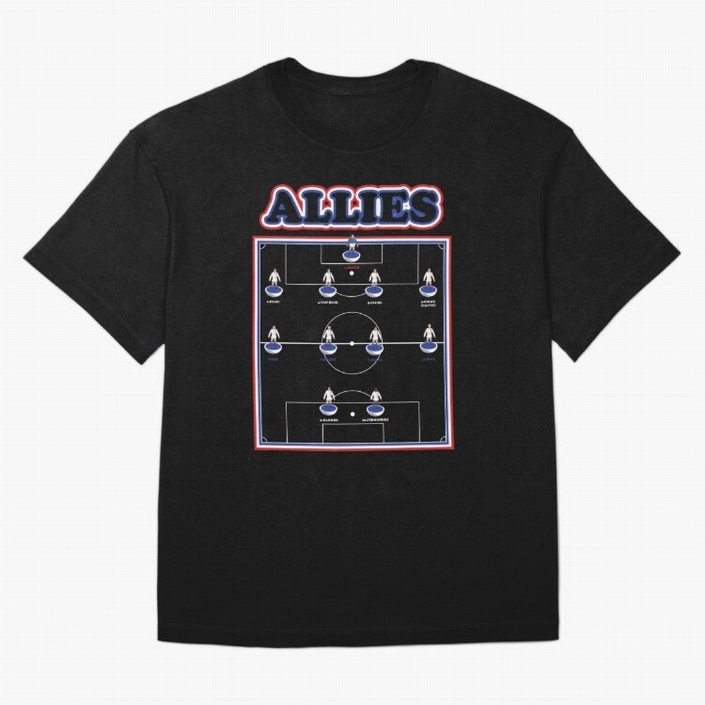 The Allies Team Line Up Oversized T-Shirt Keep the Match Day Mood of Match Day Hype around FIFA World Cup 2026, Messi, Argentina, France and Brazil, Goal Celebration Energy, Supporter Heritage, Football Icons and Worldwide Tournament Joy; Ideal for