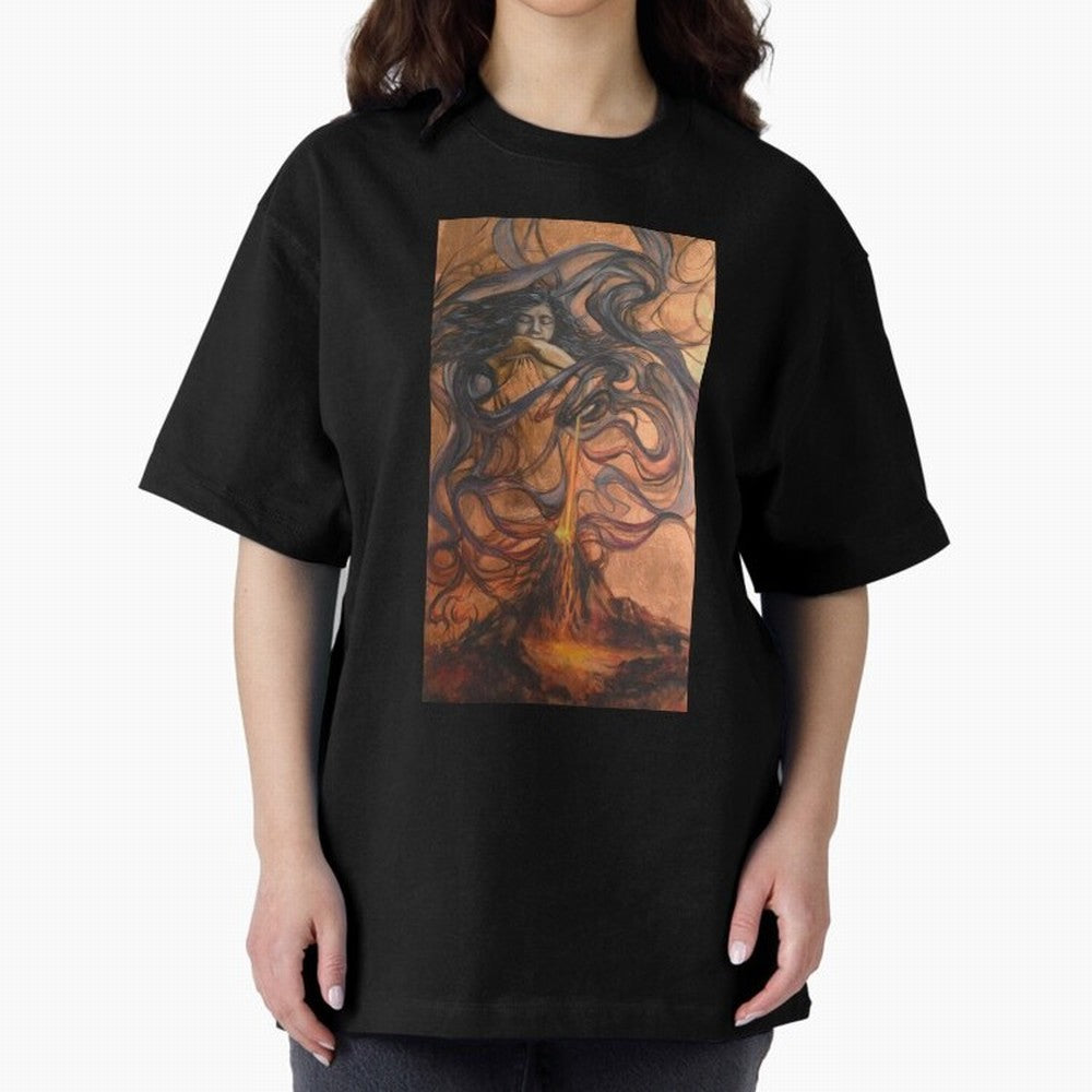 Pele Hawaiian Fire and Volcano Goddess painting Essential T-Shirt Back Your Heroes with Match Day Hype around FIFA World Cup 2026 USA Canada Mexico, CR7 and Messi, Spain and Netherlands, Football Festival Excitement, Trophy Ambitions, Country