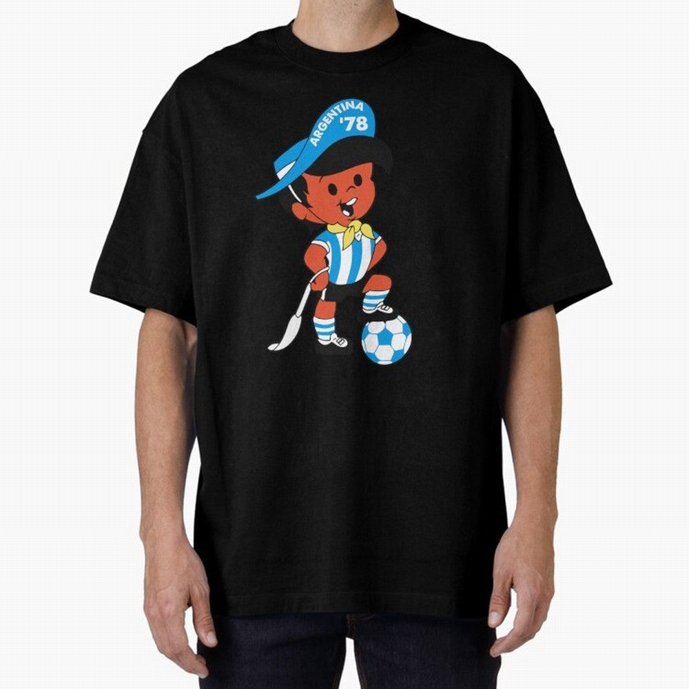 Argentina 78 Mascot Print1 Essential T-Shirt Showcase FIFA World Cup 2026 Group Stage for Fans of Messi, CR7 and Mbappe and France and Portugal, Bringing Fan Favorite Moments, National Team Passion, Big Match Drama and Soccer History; Great for