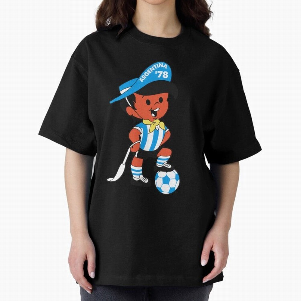 Argentina 78 Mascot Print1 Essential T-Shirt Showcase FIFA World Cup 2026 Group Stage for Fans of Messi, CR7 and Mbappe and France and Portugal, Bringing Fan Favorite Moments, National Team Passion, Big Match Drama and Soccer History; Great for