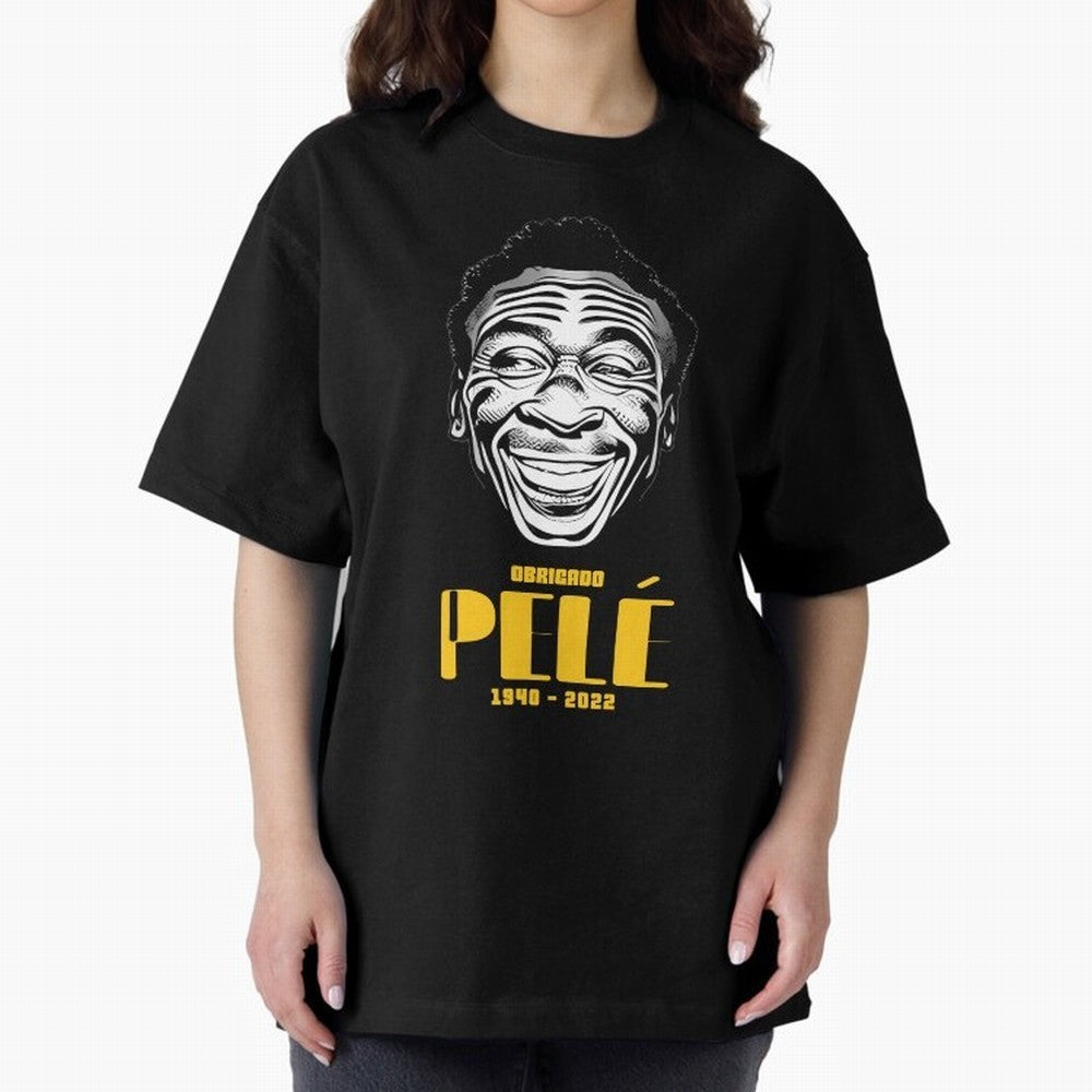 Pel¨¦ O Rei | Obrigado Pel¨¦ Essential T-Shirt Join the Countdown to FIFA World Cup 2026 USA Canada Mexico for Fans of Cristiano Ronaldo and Portugal, Spain and Germany, Bringing Sports Nostalgia, International Competition, Famous Players and