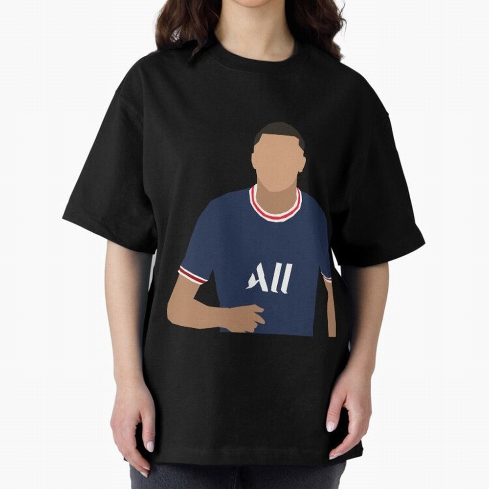mbappe celebration Oversized T-Shirt Stand with FIFA World Cup 2026 Group Stage Made for Messi, Neymar and Mbappe, France Energy, Classic Soccer Heritage, Championship Pressure, Fan Loyalty and International Pride; Ideal for Fans Who Follow Messi,