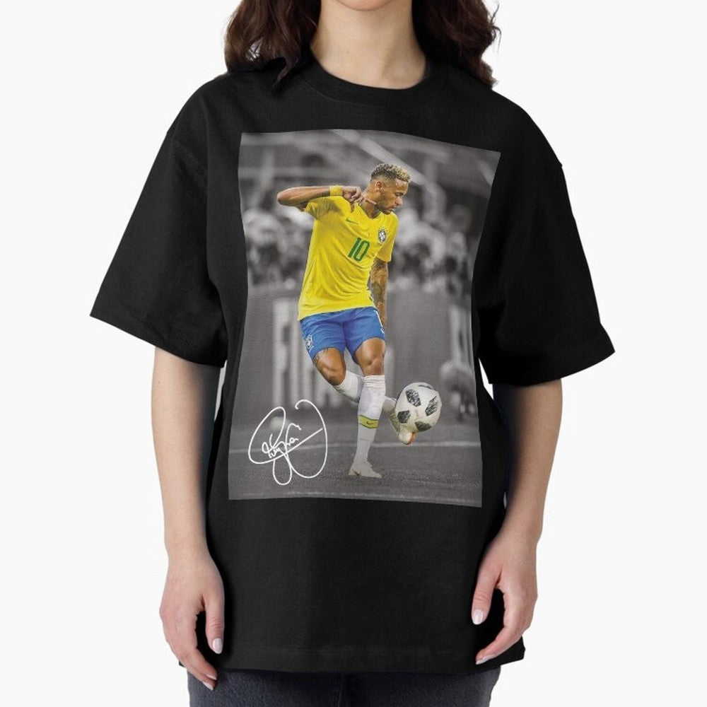 Neymar Premium T-Shirt Show Up for the Glory of Match Day Hype around FIFA World Cup 2026, CR7 and Messi, Portugal, Spain and Germany, Vintage Soccer Flavor, Modern Football Stars, National Flags and Final Night Emotion; Made for Die Hard