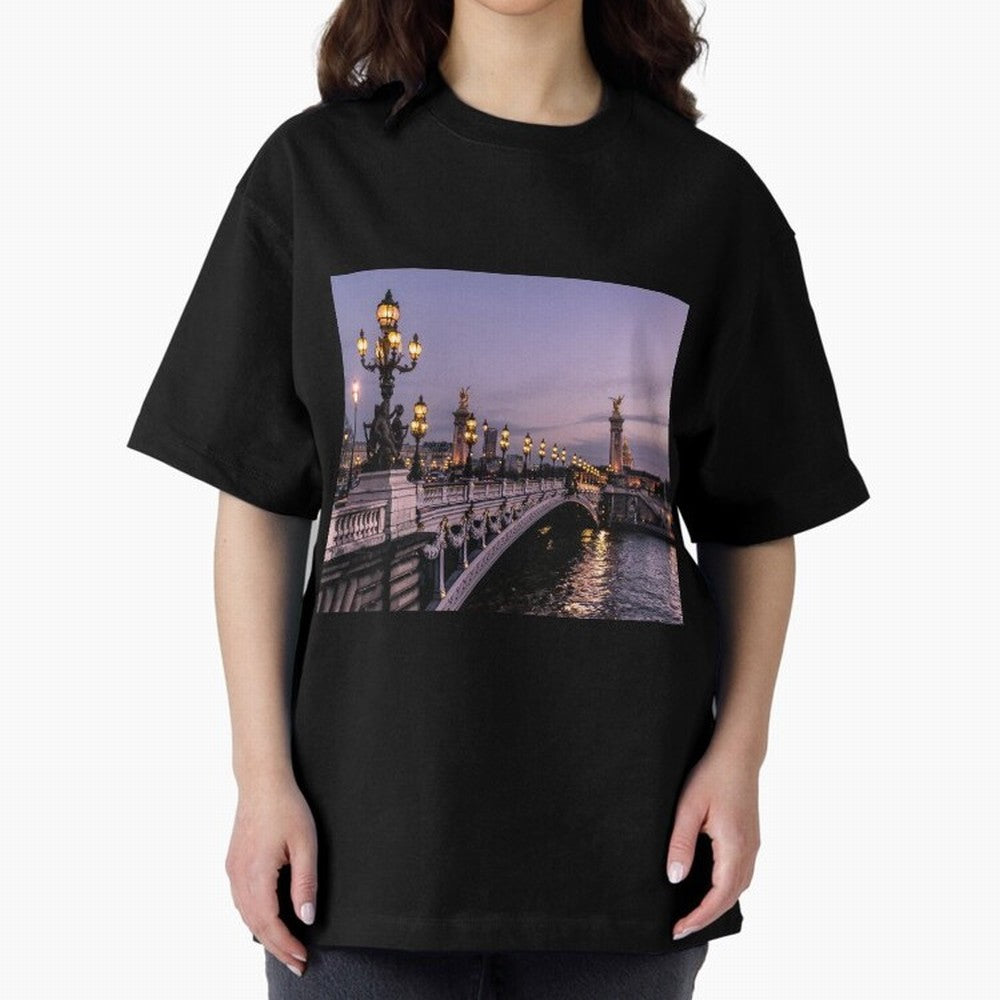 Paris view bridge Premium T-Shirt Share the Excitement of FIFA World Cup 2026 USA Canada Mexico for Fans of Messi and Cristiano Ronaldo and Netherlands, Bringing Football Passion, Legendary Performances, Festival Vibes and Supporter Community;