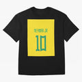 Neymar - Brazil 2022 Graphic T-Shirt Keep the Legacy of FIFA World Cup 2026 Group Stage Connected to CR7, England Energy, Goal Celebration Energy, Supporter Heritage, Football Icons and Worldwide Tournament Joy; Ideal for Football Dads, Football