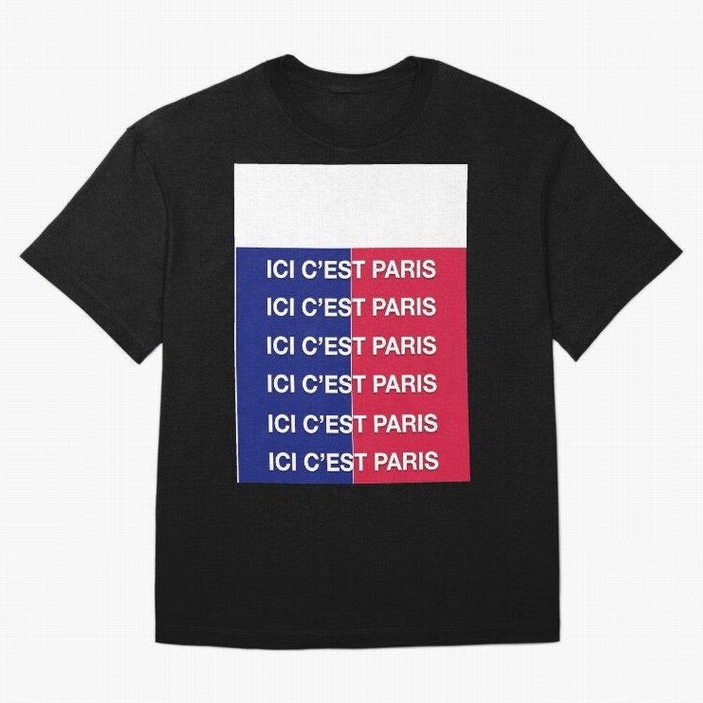 ICI C'EST PARIS Graphic T-Shirt Carry the Colors and Pride of FIFA World Cup 2026 USA Canada Mexico for Fans of CR7 and England, France and Netherlands, Bringing Match Day Excitement, Supporter Culture, Golden Goals and Global Football Passion;