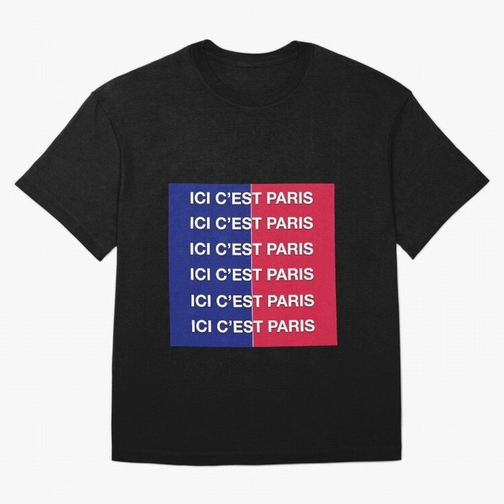 ICI C'EST PARIS Premium T-Shirt Feel the Heartbeat of FIFA World Cup 2026 USA Canada Mexico Spirit, with Brazil, Mbappe, Match Day Excitement, Supporter Culture, Golden Goals and Global Football Passion; Perfect for Fans, Collectors, Family
