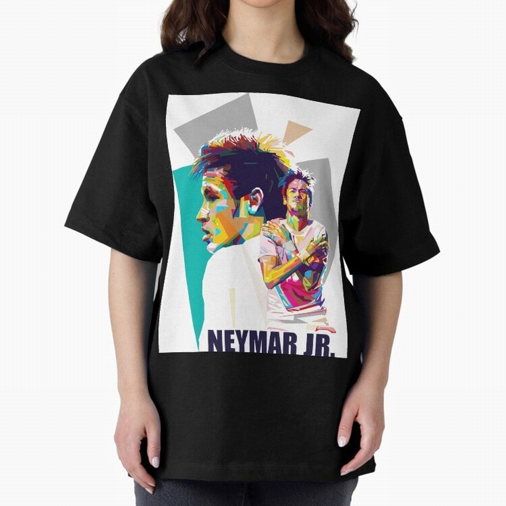 Young Neymar WPAP art Premium T-Shirt Show Passion for the Stars of Match Day Hype around FIFA World Cup 2026 Group Stage, Haaland and Mbappe, Spain and Netherlands, Soccer Culture, Superstar Moments, National Team Dreams and Competitive Fire;