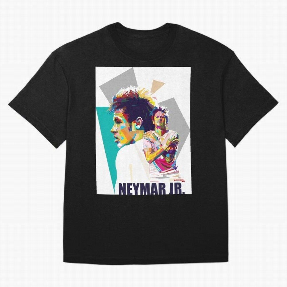 Young Neymar WPAP art Premium T-Shirt Show Passion for the Stars of Match Day Hype around FIFA World Cup 2026 Group Stage, Haaland and Mbappe, Spain and Netherlands, Soccer Culture, Superstar Moments, National Team Dreams and Competitive Fire;
