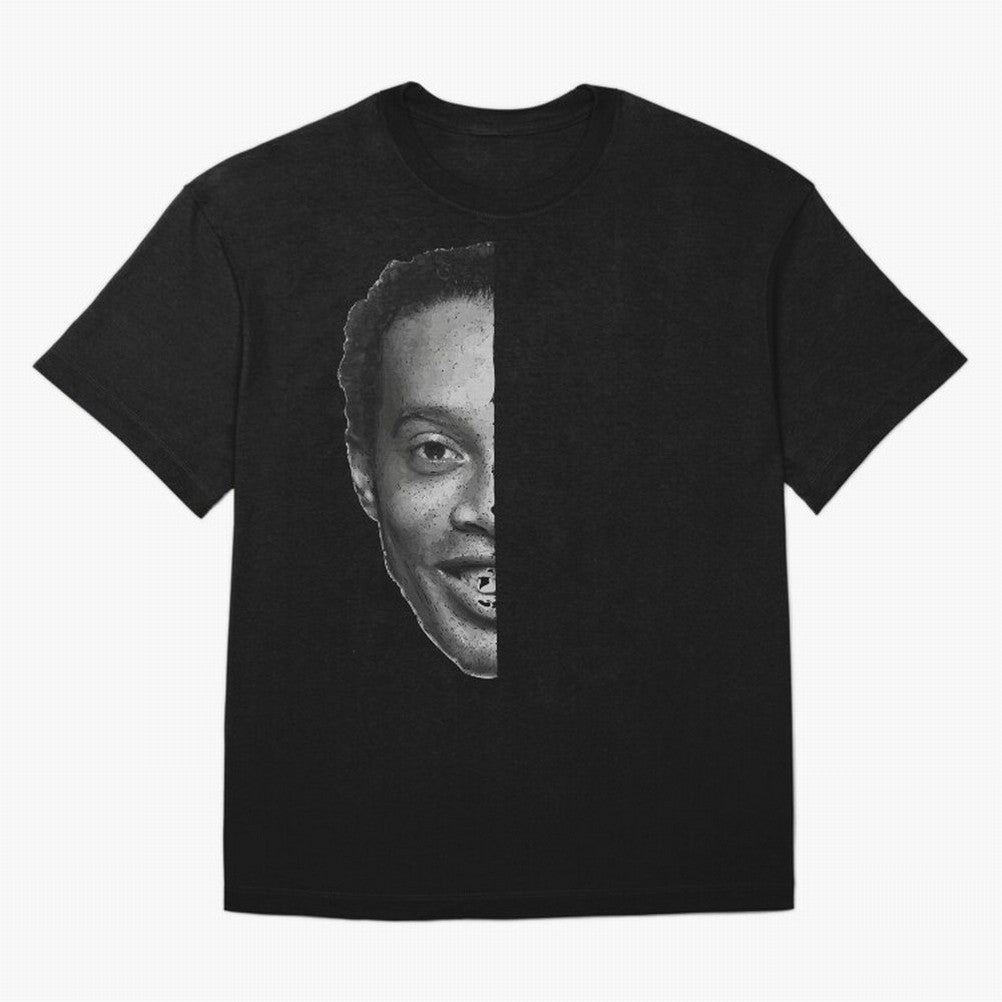 ''Football is about joy.'' Sticker - Ronaldinho Premium T-Shirt Join the Global Buzz around FIFA World Cup 2026 Connected to Mbappe, France Energy, Supporter Pride, Iconic Celebrations, Legendary Names and Global Match Day Energy; Ideal for