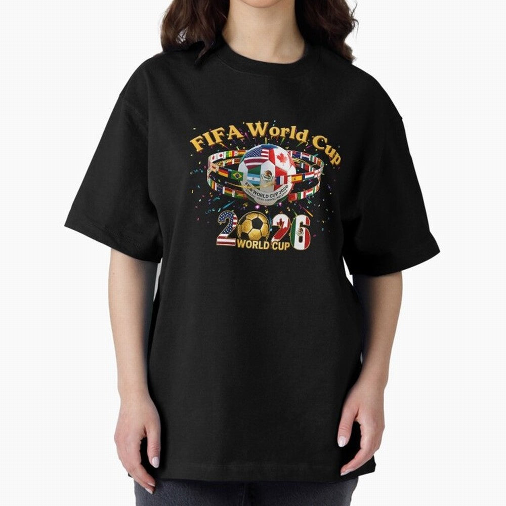 2026 World Cup Soccer World Flags Stadium Graphic Classic T-Shirt Embrace Global Football Passion for FIFA World Cup 2026 USA Canada Mexico, Featuring CR7, England, Classic Soccer Heritage, Championship Pressure, Fan Loyalty and International