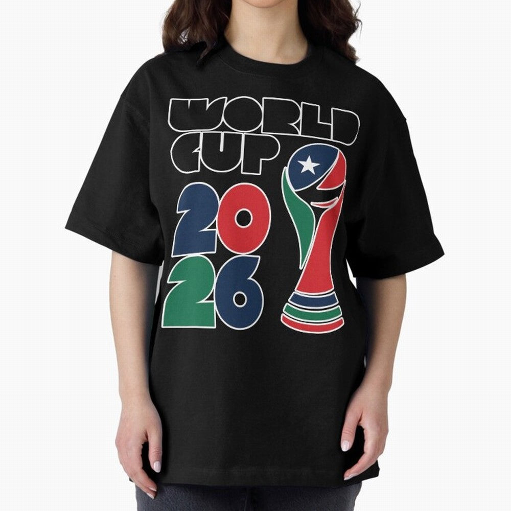 Minimalist Funky World Cup 2026 Design Classic T-Shirt Celebrate Every Goal in FIFA World Cup 2026 for Fans of Neymar, Haaland and Cristiano Ronaldo and Brazil, Portugal and Argentina, Bringing Football Festival Excitement, Trophy Ambitions,