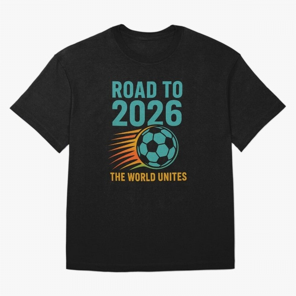 The World Unites Classic T-Shirt Experience the FIFA World Cup 2026 Journey through Messi and Cristiano Ronaldo Highlights, England and Germany Pride, Sports Nostalgia, International Competition, Famous Players and Unforgettable Victories; Great
