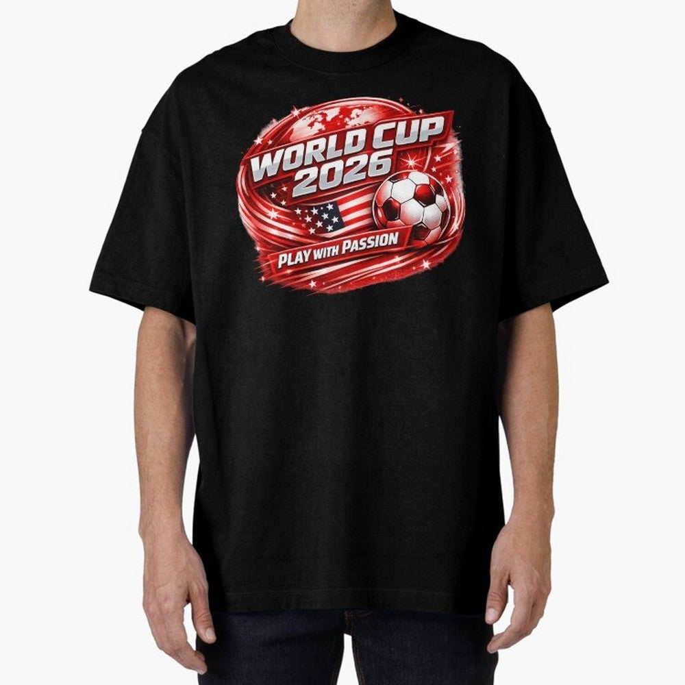 World Cup 2026 Classic T-Shirt Enjoy Global Football Passion for FIFA World Cup 2026, Highlighting Neymar, Haaland and Cristiano Ronaldo, Brazil, Portugal and Argentina, Vintage Soccer Flavor, Modern Football Stars, National Flags and Final Night