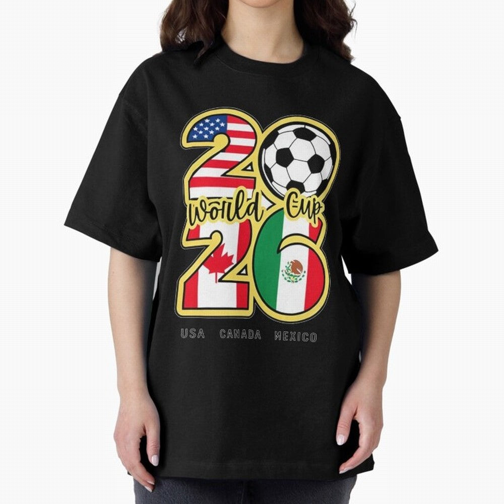 World Cup 2026, Usa Canada Mexico Football Classic T-Shirt Relive the Noise and Pride of the FIFA World Cup 2026 Journey through Cristiano Ronaldo, Haaland and CR7 Highlights, France and Portugal Pride, Goal Celebration Energy, Supporter Heritage,