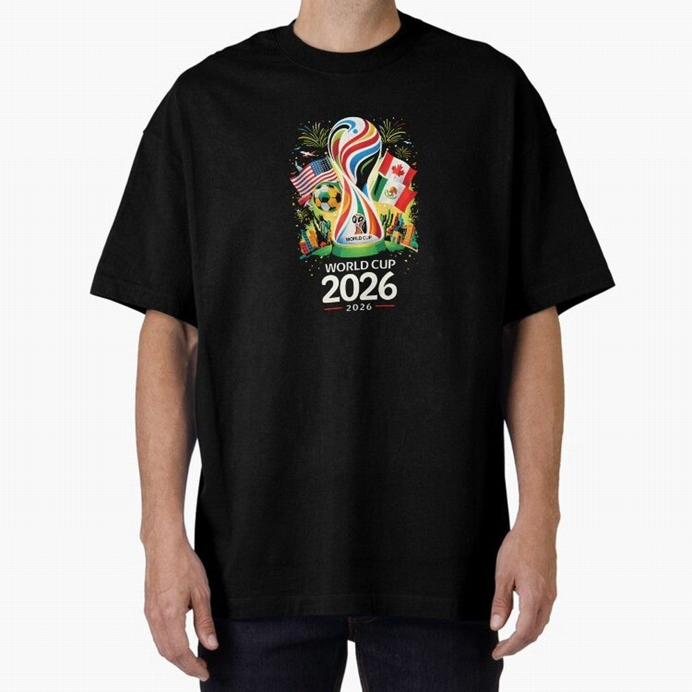 World Cup 2026 Soccer Tournament T-Shirt_87289249 Classic T-Shirt Feel the Heartbeat of FIFA World Cup 2026 Group Stage Connected to Haaland and Mbappe, England, France and Netherlands Energy, Football History, Final Match Energy, Crowd Noise and